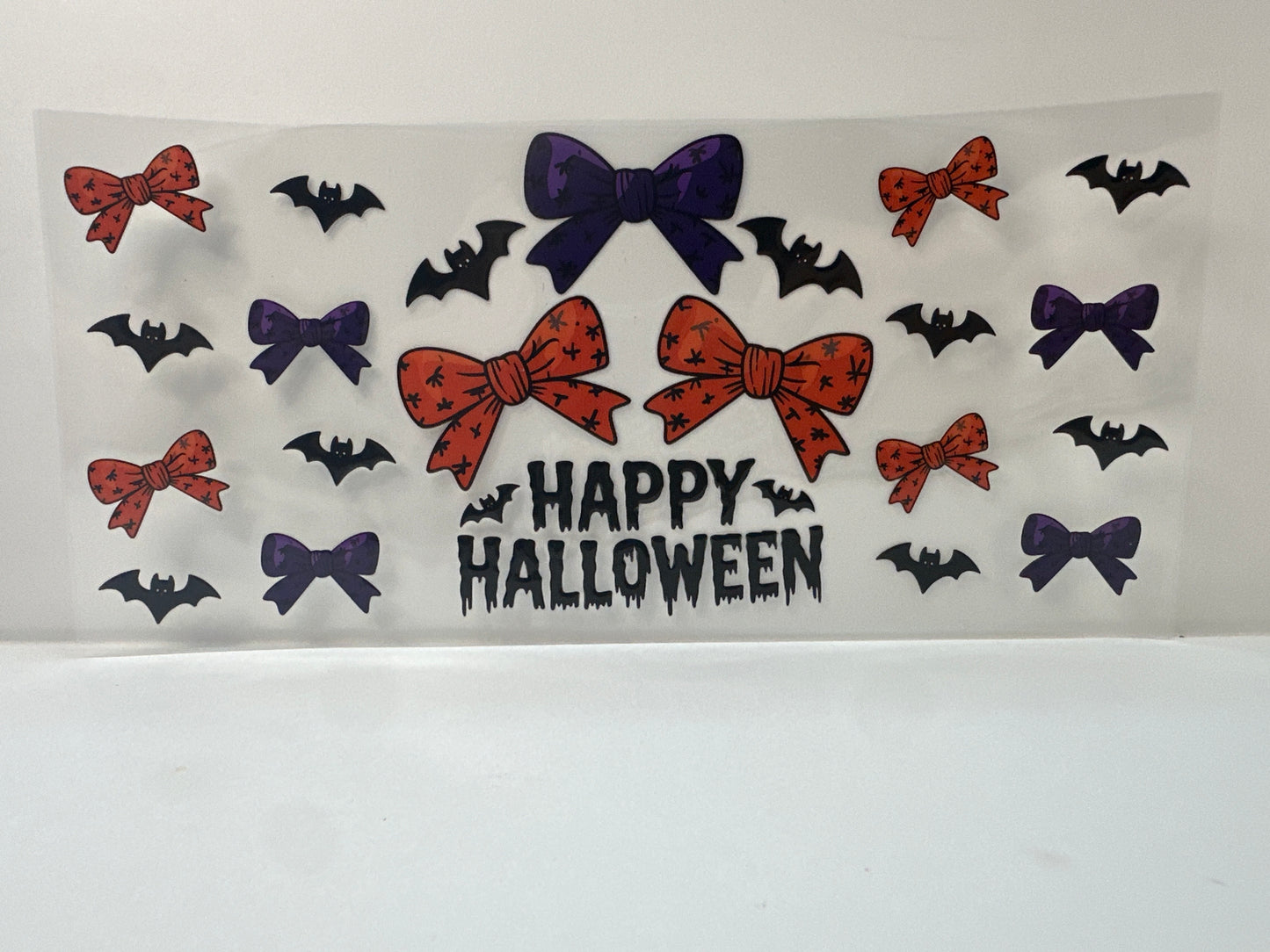 F877 happy Halloween bats and Bows
