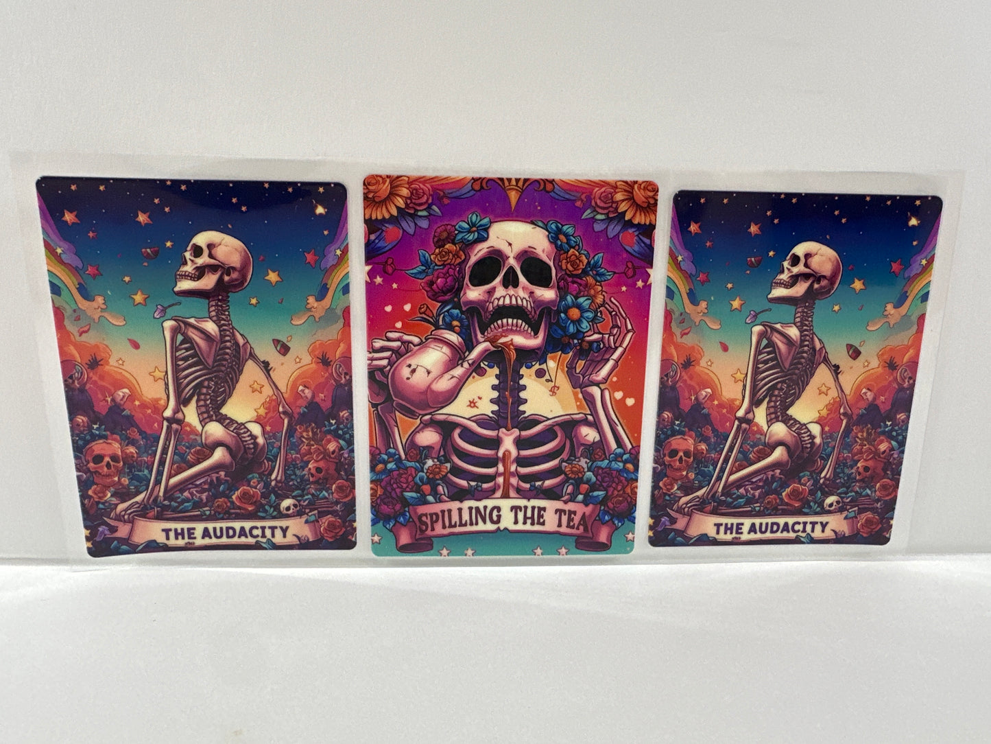 G537 the audacity spilling the tea tarot card