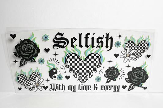 H1413 selfish with my time and energy