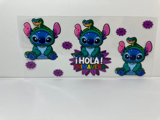 E228 Stitch Hola Primavera