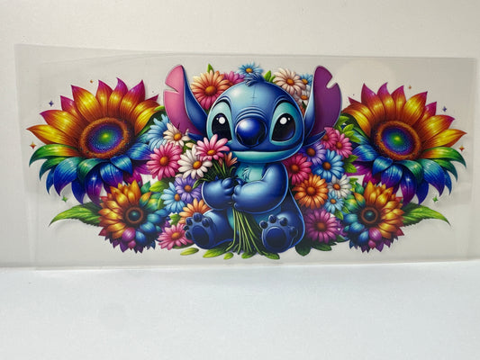 F361 Stitch w/flowers