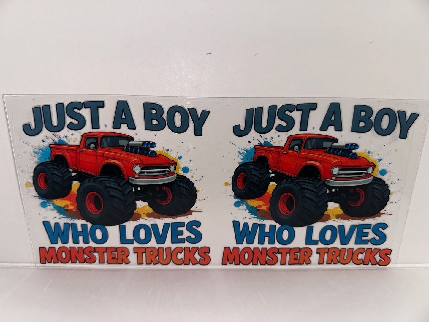 H521 just the boy who loves monster trucks