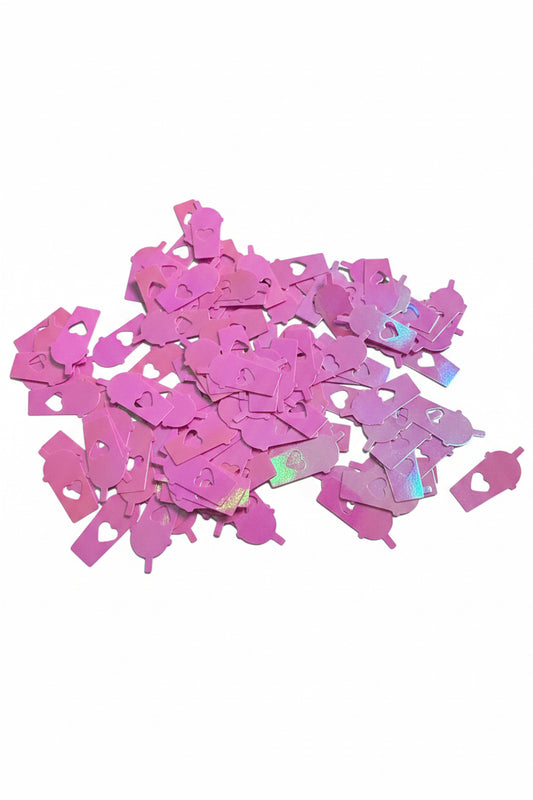 Pink Frappe – Shaped Glitter 8g | Luxy Customs