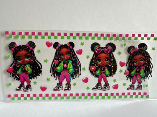 H50 girl w/hearts and stars sassy