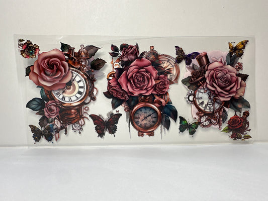 F229 Flowers Clocks