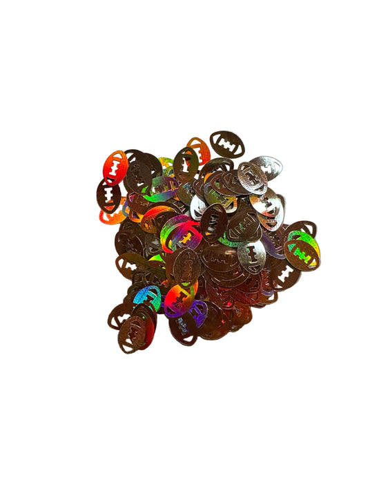 Football – Shaped Glitter 8g | Luxy Customs