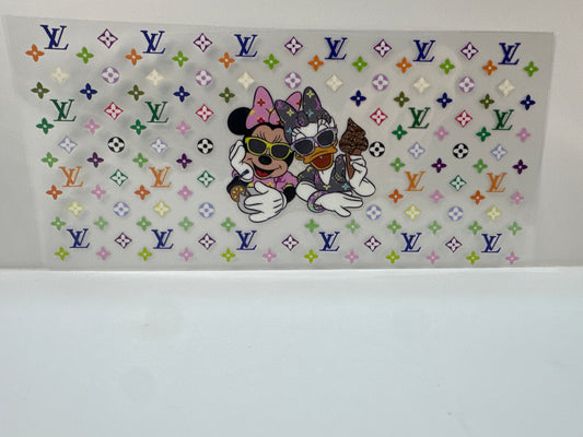 F926 Minnie and Daisy, Louis Vuitton designer inspired