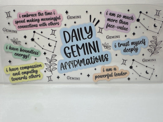 F112 daily Gemini affirmations horoscope