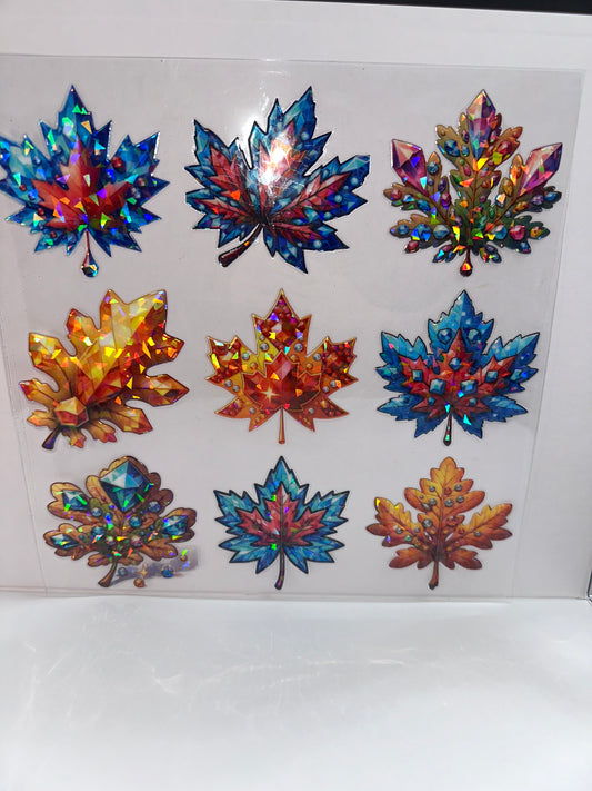 H2726 Leaves Holo element sheet