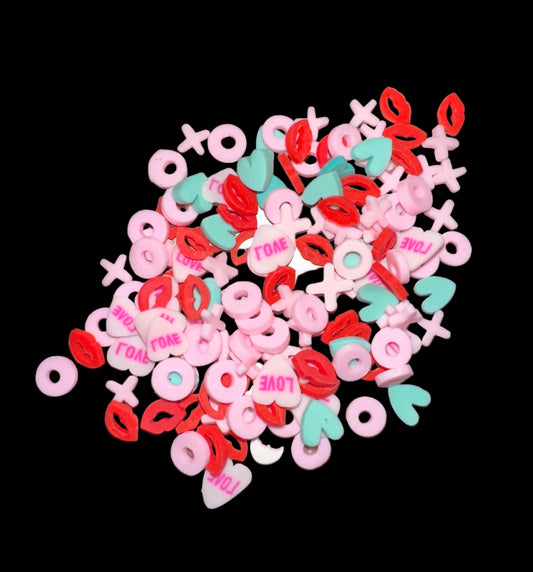 Valentine’s Day mix Clay Pieces