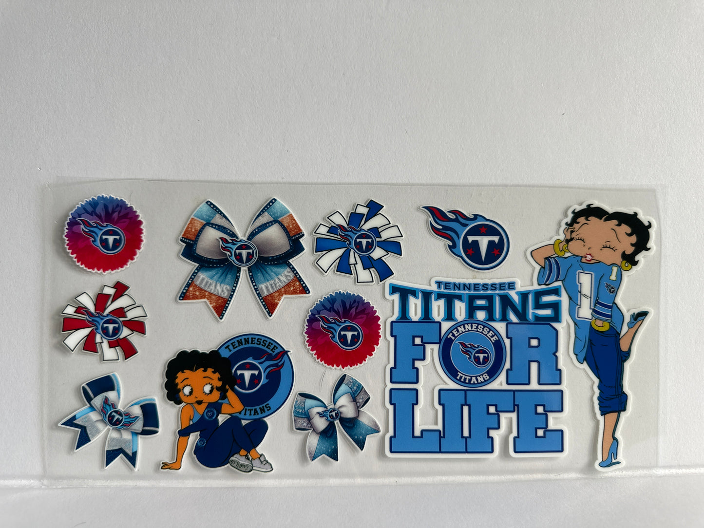 G1284 NFL football titans Betty Boop