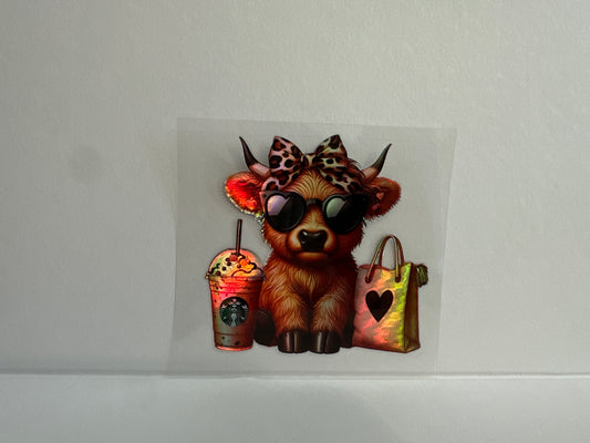 H2388 Metallic Starbucks Cow
