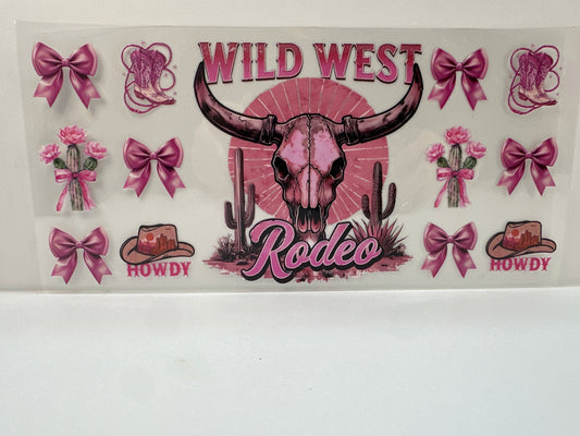 F932 wild West rodeo western pink