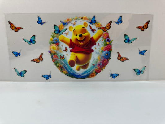 F966 Winnie the Pooh with butterflies