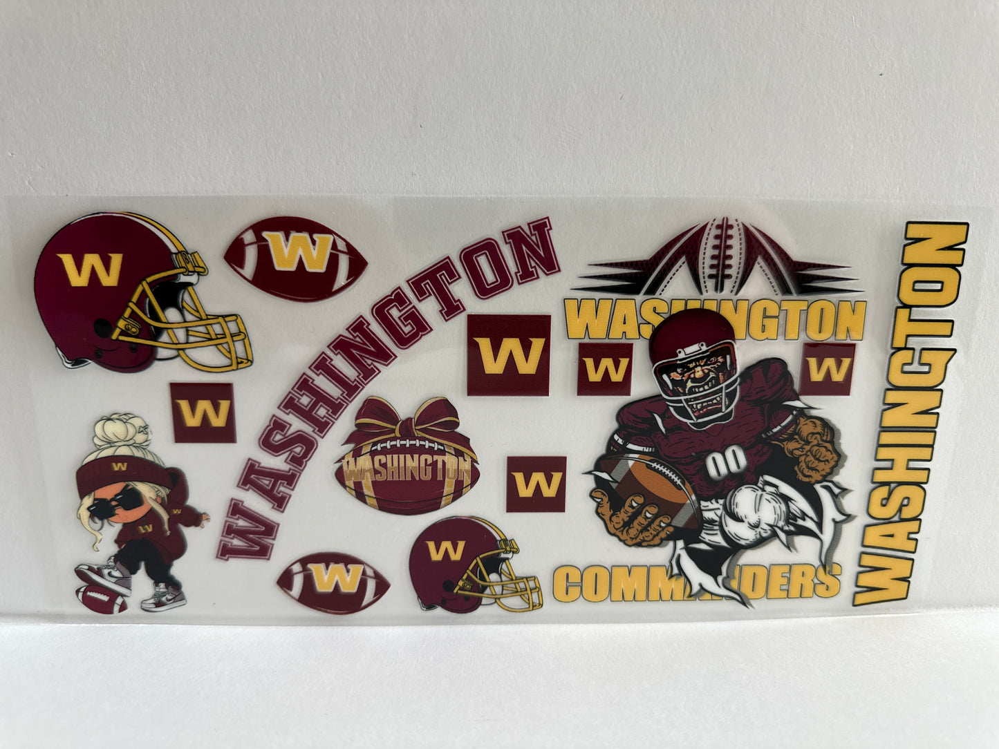 G808 NFL football Commanders