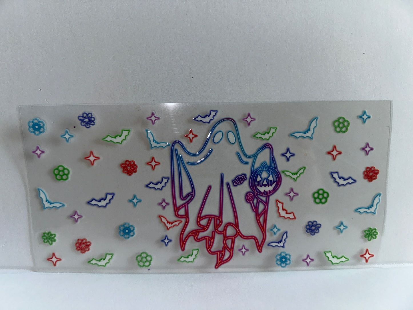 G1027 Halloween neon ghost