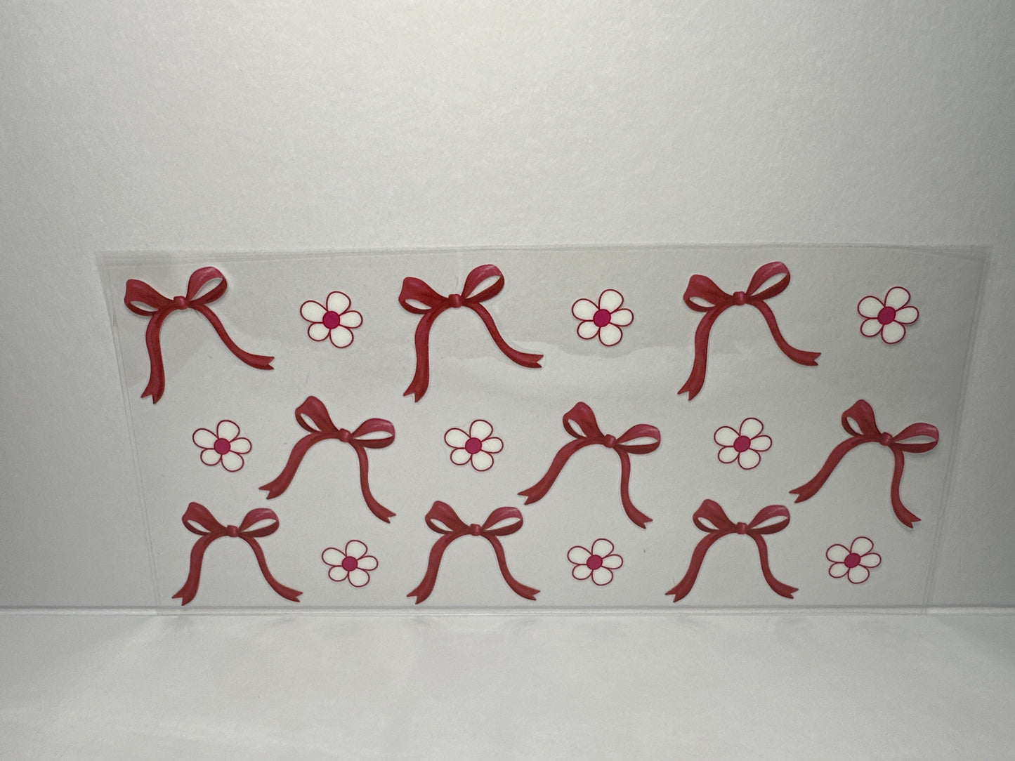 H1474 Red bows and flowers