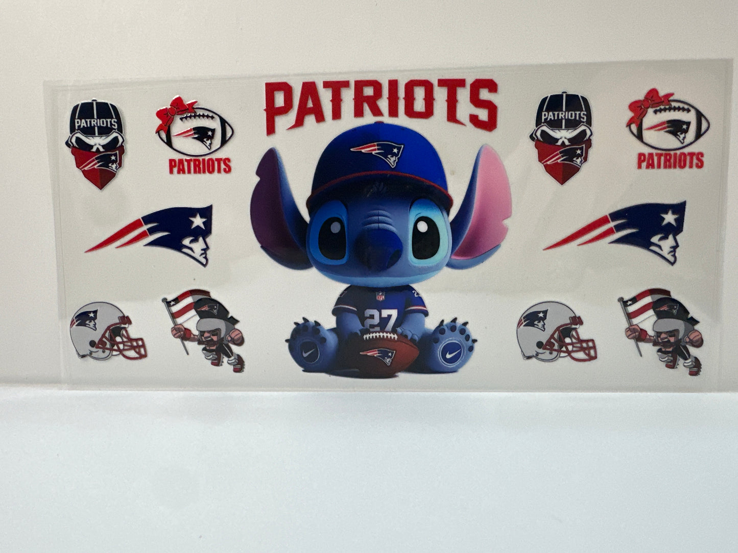F508 NFL football Patriots stitch