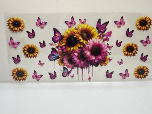 F421 flowers and butterflies