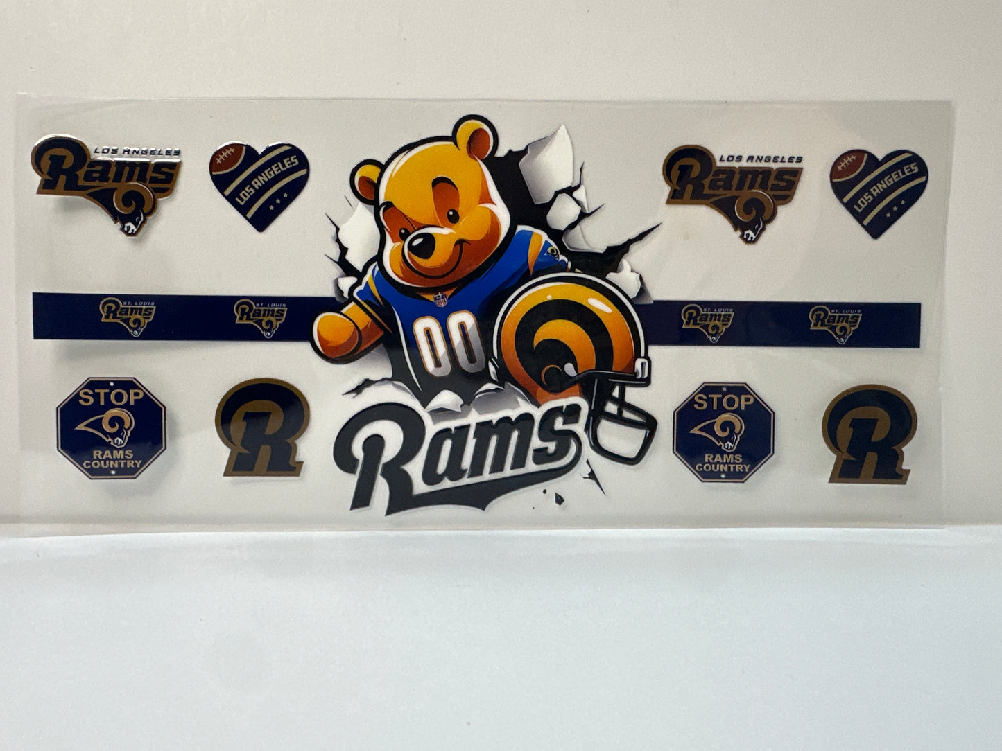 F475 NFL football Rams Winnie the Pooh