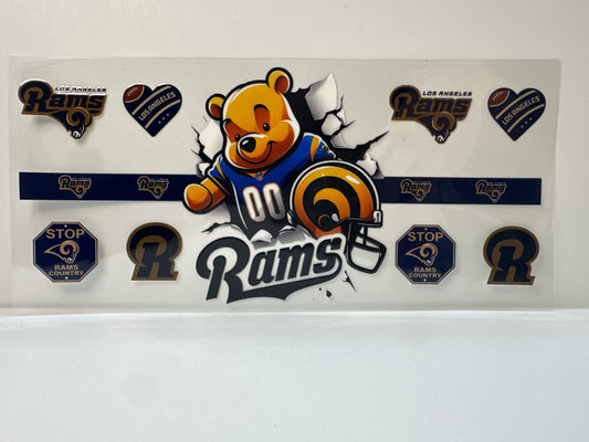 F475 NFL football Rams Winnie the Pooh