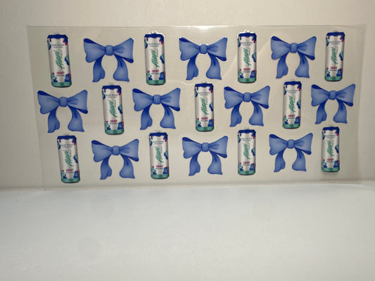 F308 Alani Energy Drink with Blue bows