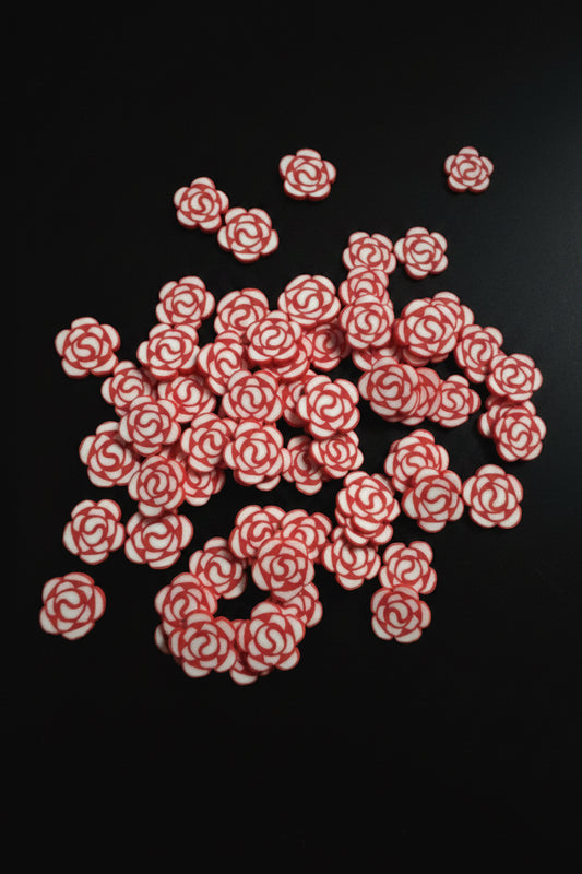Red Rose Clay– Shaped Glitter 8g | Luxy Customs