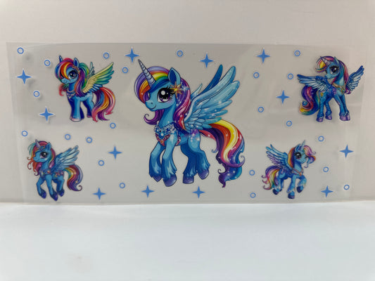F957 unicorn My Little Pony blue