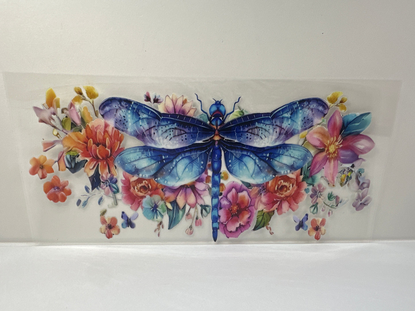 G508 dragonfly with flowers