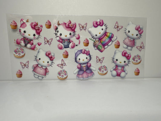 F161 Hello Kitty with cupcakes and donuts