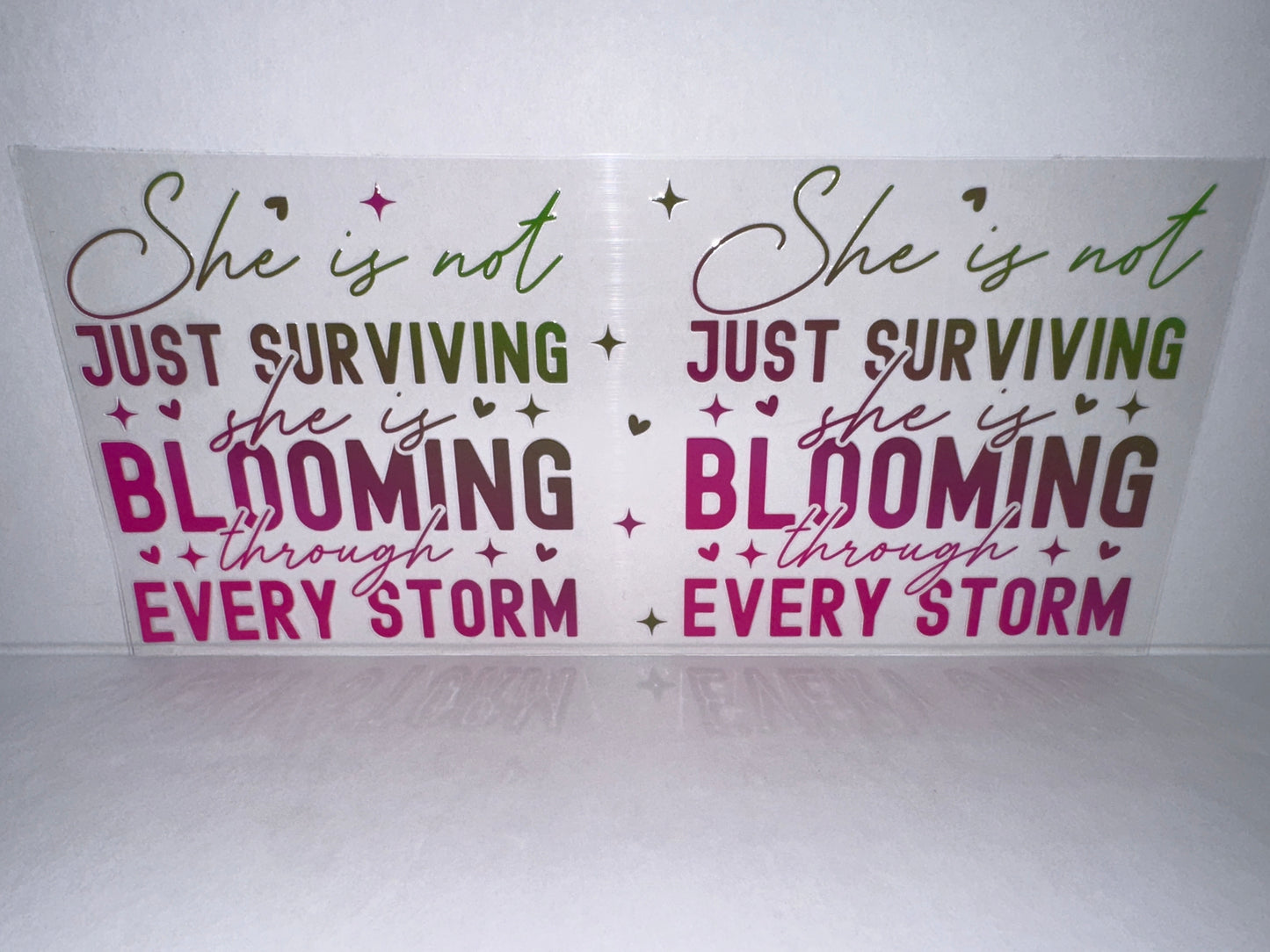 H1866 She is not just surviving. She is blooming through every storm.