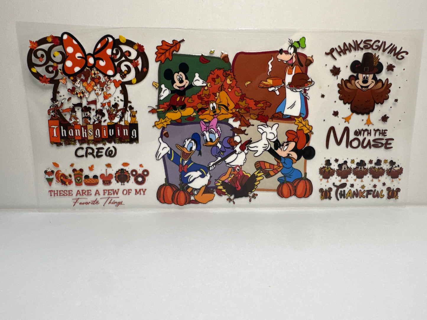 F407 Disney character Thanksgiving Fall