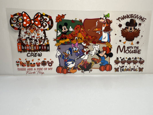 F407 Disney character Thanksgiving Fall