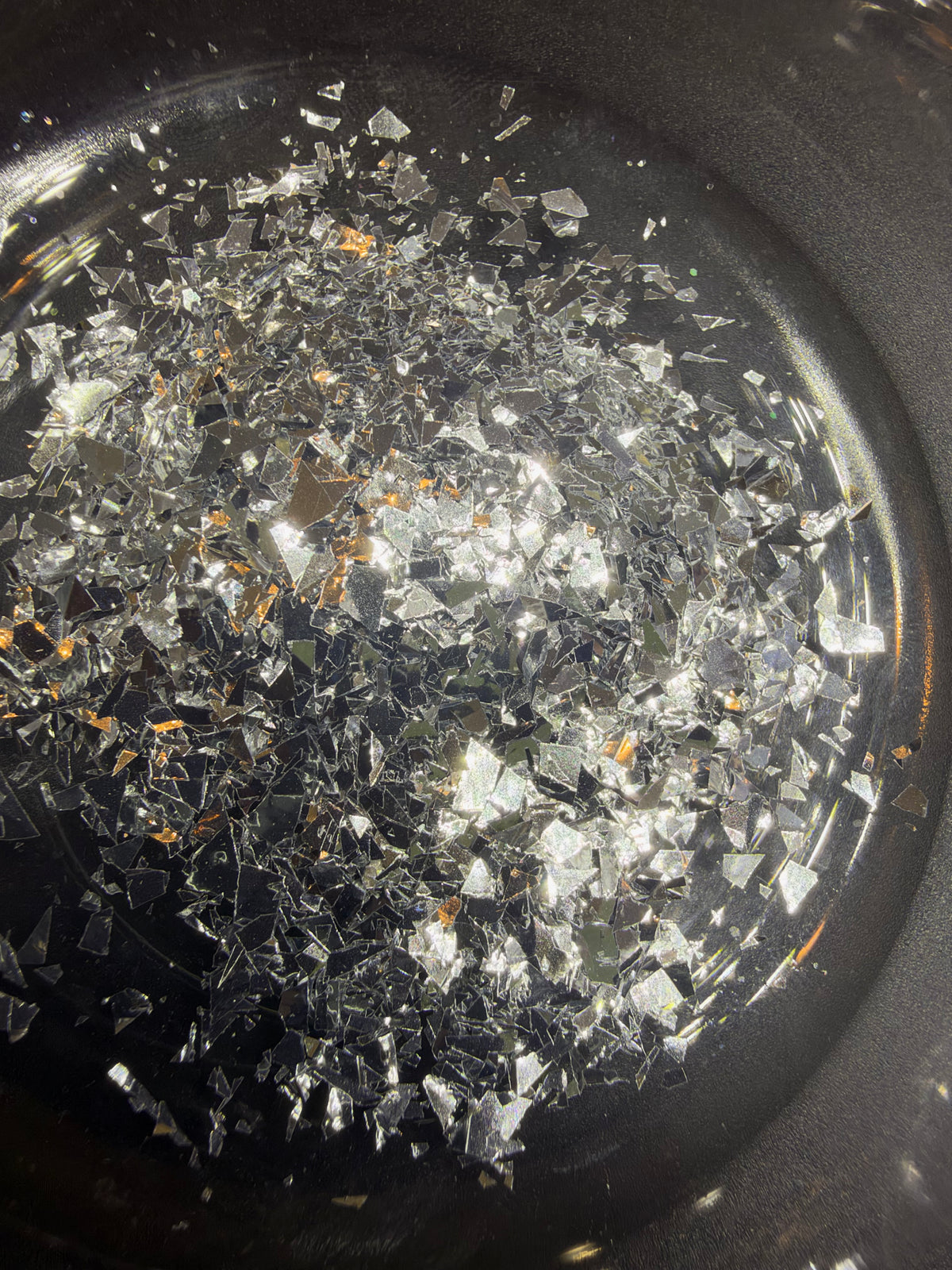 Broken Dreams Shattered Glass Glitter