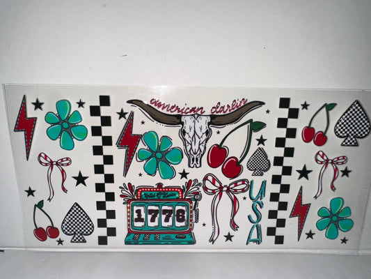 H859 Western Checkered Design