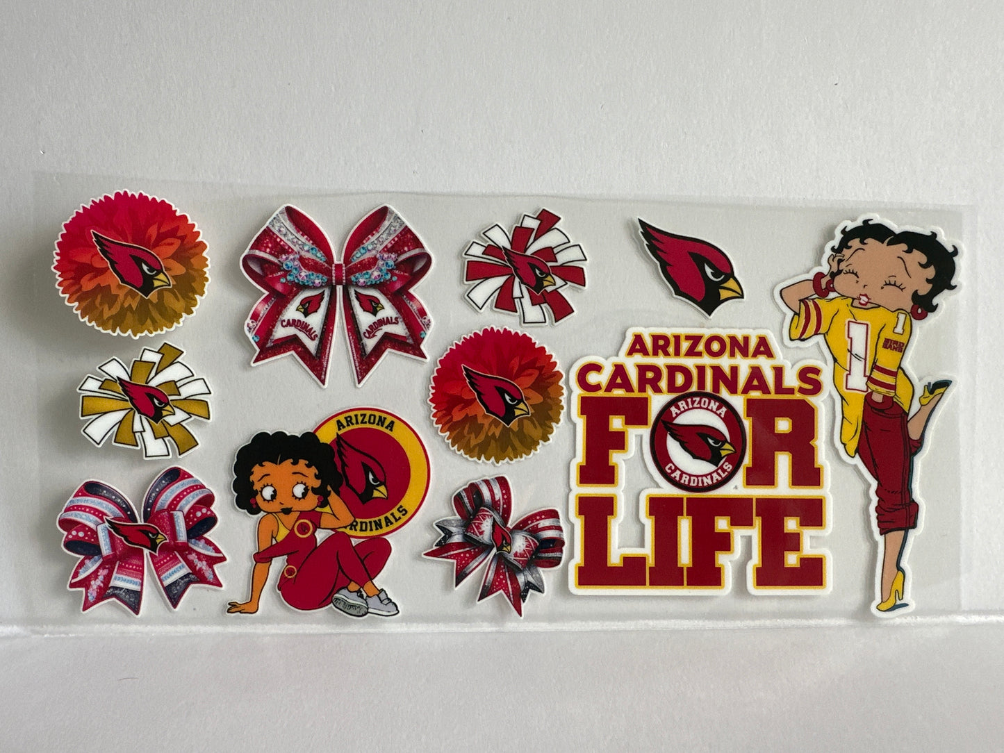 G1280 NFL football Cardinals Betty Boop