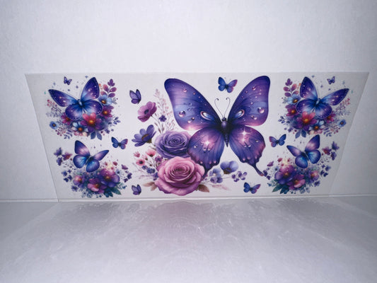 H2284 Butterflies and flowers