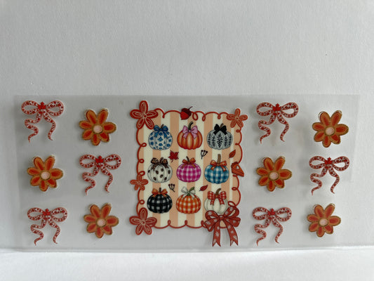 G993 fall pumpkin and bows