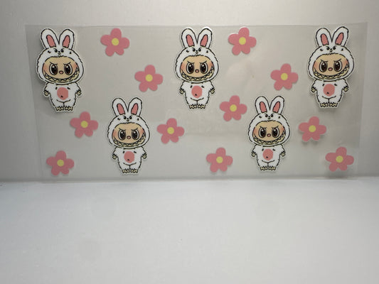 F352 Labubu with flowers