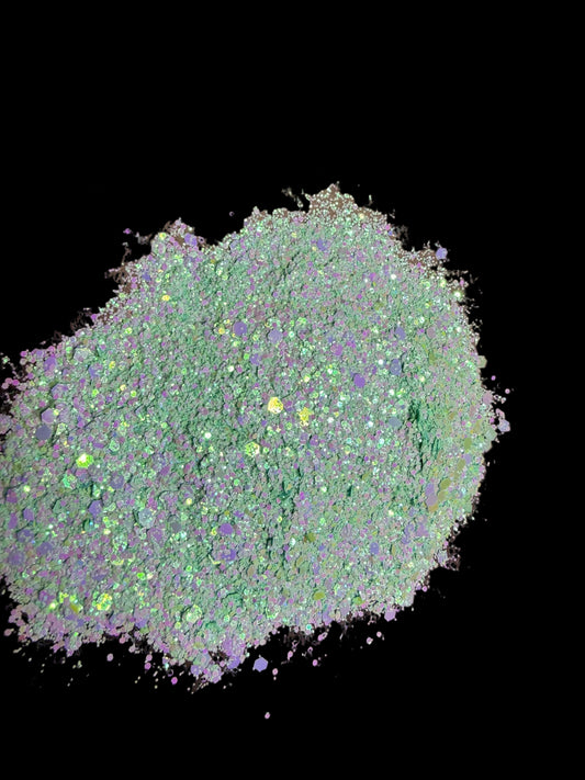 Liquid Jade Chunky Glitter Mix – 2oz