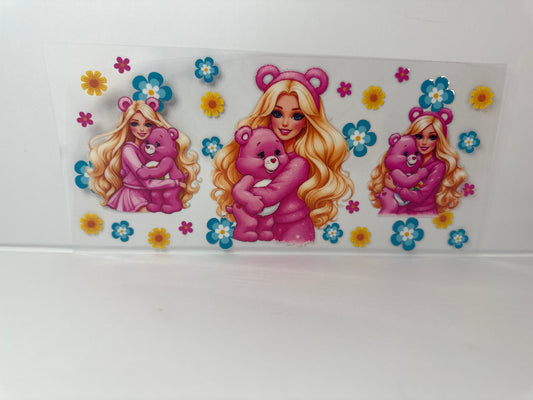 D55 Care Bear and Barbie