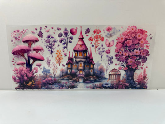 F855 pretty garden and castle design