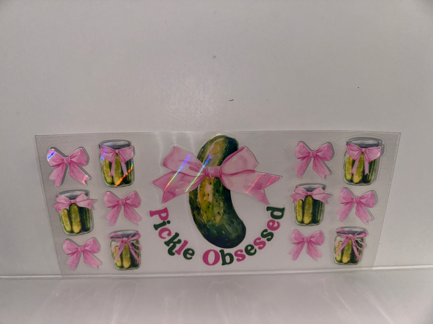 H541 pickle obsessed holographic