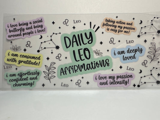 F118 daily Leo affirmations horoscope