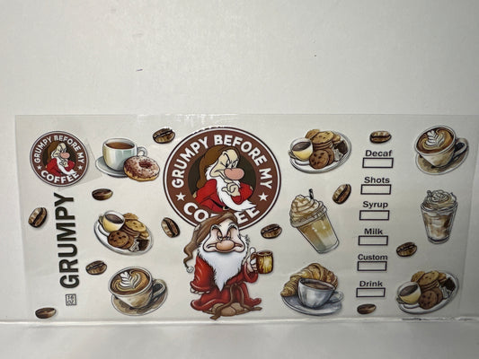 H1288 Disney - Grumpy before coffee