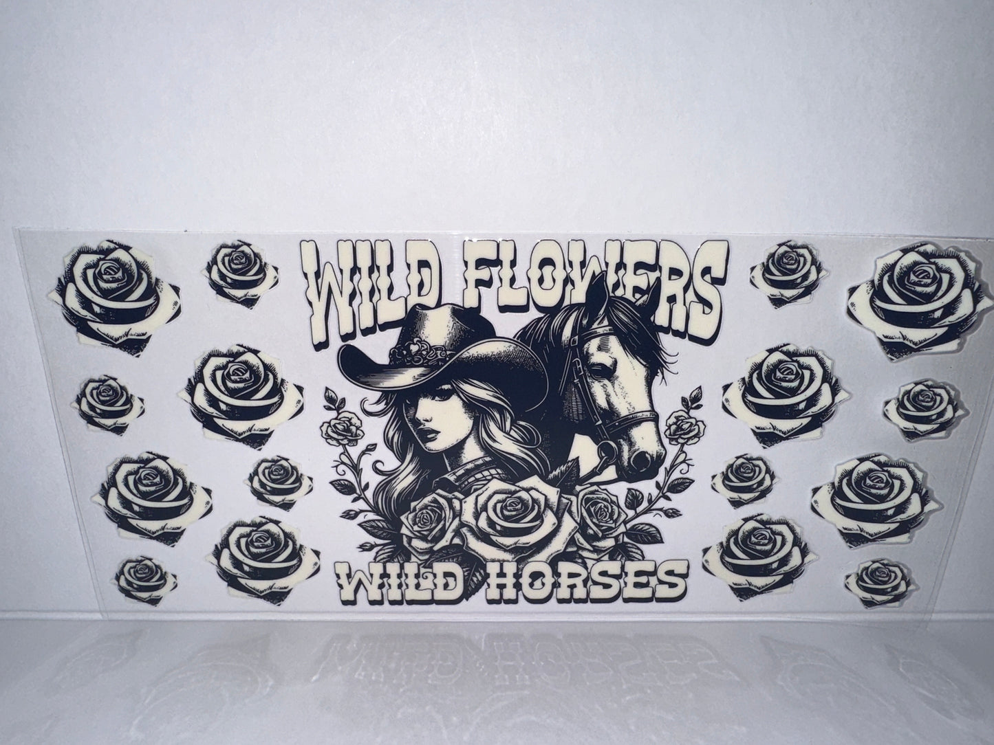 H1659 Wild flowers wild horses