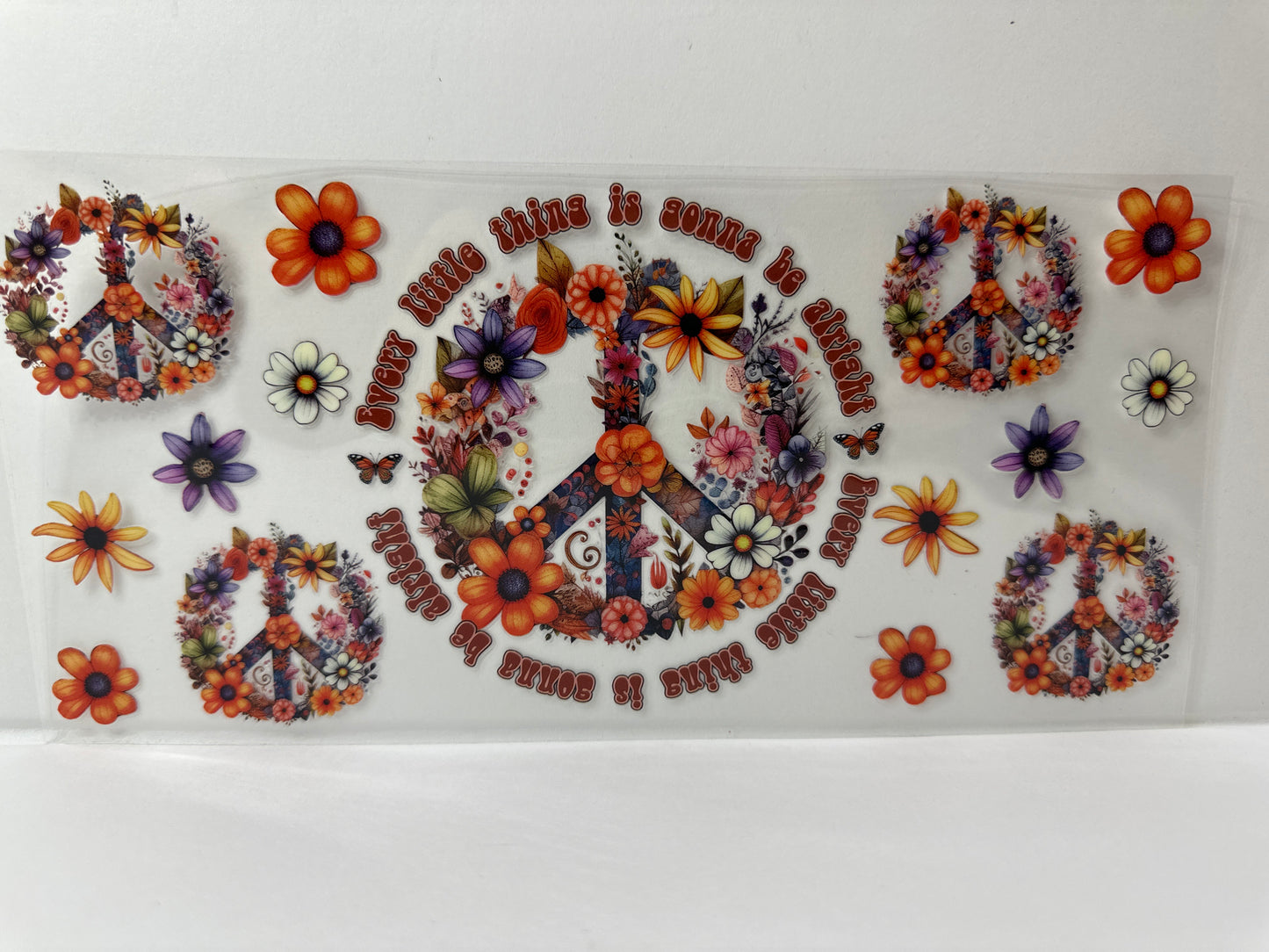 G629 every little thing is going to be OK flower peace sign