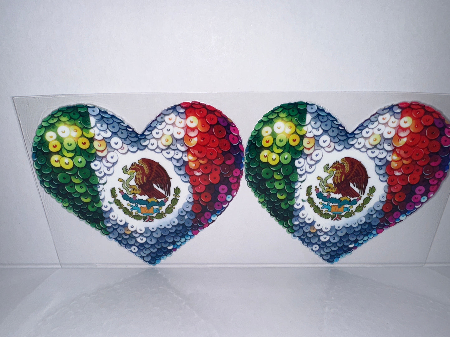 H1872 Mexican Flag Heart