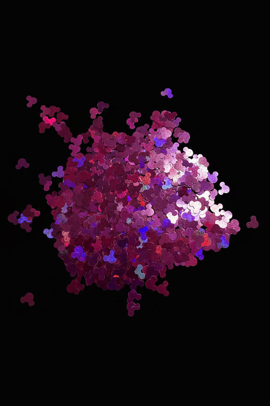 Micky pink Holographic – Shaped Glitter 8g | Luxy Customs