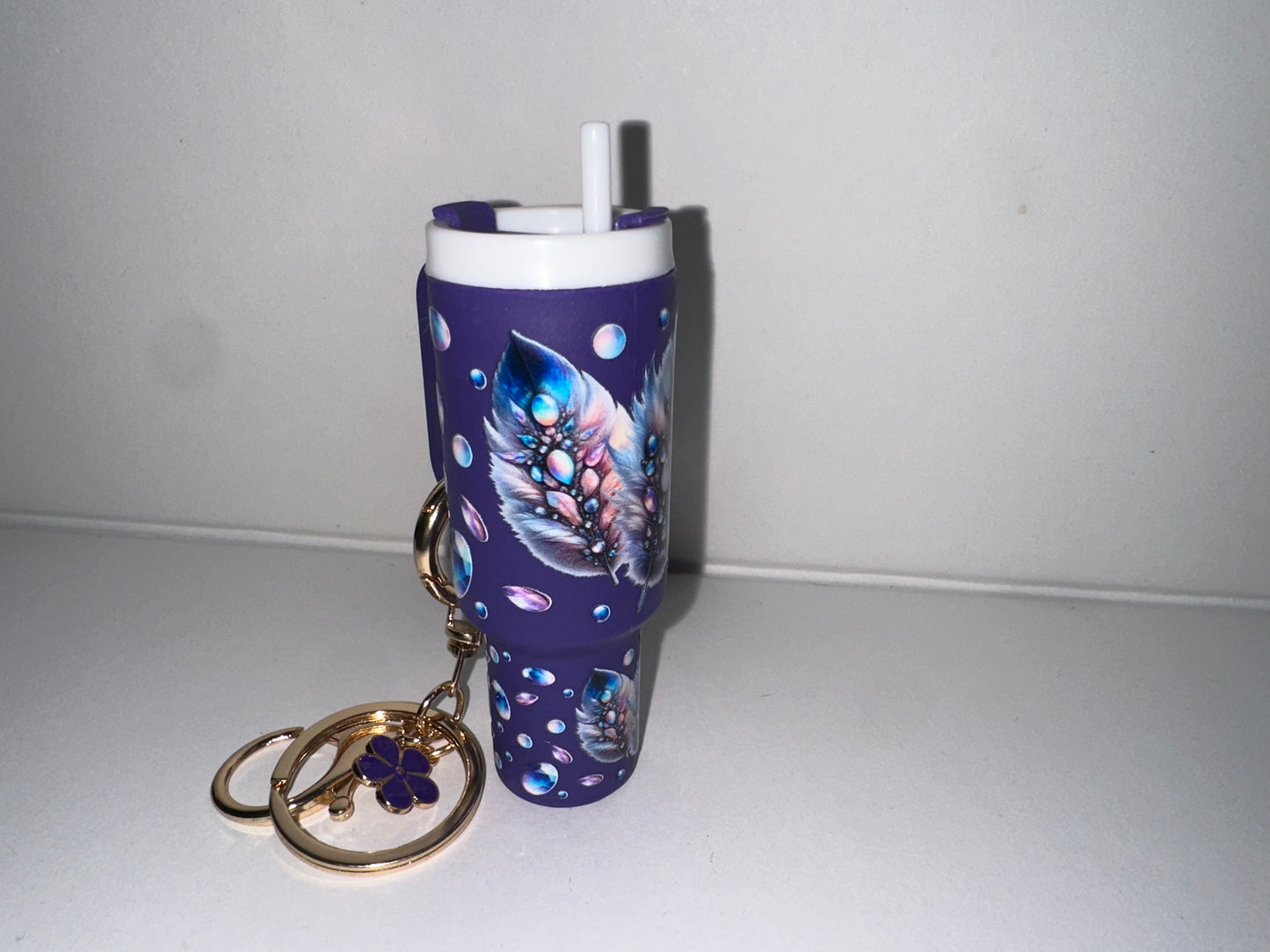 Mini tumbler keychain